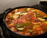 A picture of step 6 of NYC Gumbo.