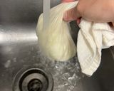 A picture of step 7 of Chenna Cheese 🧀.