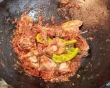 A picture of step 5 of Peshawri karahi.