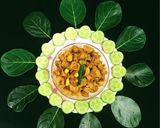 A picture of step 8 of Raw Jackfruit Curry.