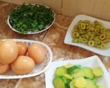 صورة لخطوة 1 من وصفة الكرع الأخضر و البيض