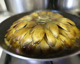 Foto del paso 4 de la receta: Flor de alcachofa con centro cremoso