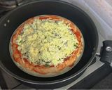 A picture of step 13 of Yummy kabab pizza recipe 😋 Without Oven.