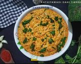 A picture of step 4 of Kathiyawadi Dahi Tikhari.