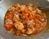 รูปขั้นตอนการทำที่ 3 ของ สปาเก็ตตี้หมูก้อนซอสมะเขือเทศ