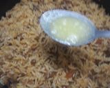 A picture of step 5 of Masoor Pulao.