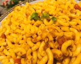 A picture of step 5 of Masala Macaroni.