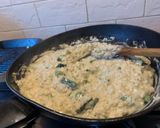 A picture of step 5 of Chargrilled summer vegetable risotto with lemon and herb chicken.