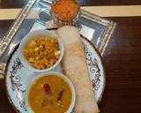 Masala dosa with red chutney recipe step 3 photo
