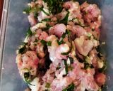Hình bước làm 2 của món Bún bung hoa chuối