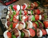 A picture of step 1 of Ribeye steaks Kobobs.