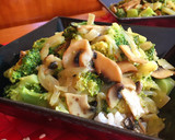 Foto del paso 4 de la receta: Arroz integral con brócoli y champiñones al curry