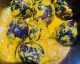 A picture of step 3 of Eggplants Peanut gravy.