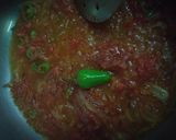 A picture of step 6 of Aloo & Shimla Mirch.