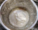 A picture of step 1 of Lahsuni makhani murg (with fresh cream).