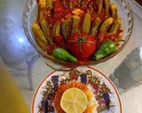 عکس مرحله 6 از دستور بامیه مصری بالصلصة (با سس گوجه‌فرنگی) 🍅🌿