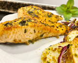Foto del paso 10 de la receta: Salmón con patatas en freidora de aire