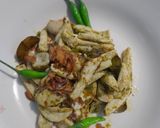 Foto langkah ke 3 dari resep Otak otak Cabe Hijau Versi Tumis.