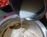 A picture of step 5 of Eggless strawberry cupcakes.