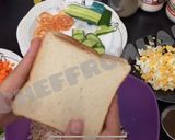 A picture of step 1 of Combo Club sandwich.