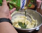 Foto langkah ke 2 dari resep Matcha Iceberg Cheese Cake.