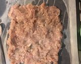 Une image de l'étape 1 de Roulé de poulet et viande.