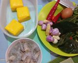 Foto langkah ke 1 dari resep Pepes Udang Tahu.