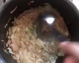 A picture of step 2 of Aloo gosht.