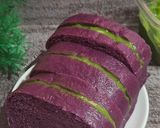 Foto langkah ke 8 dari resep Roti kukus Pontianak ubi ungu (no mixer).