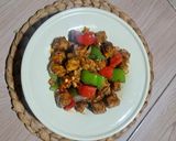 Foto langkah ke 4 dari resep Tempe Lada Hitam.