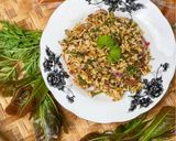 Gambar langkah 5 resipi Nasi Ulam.