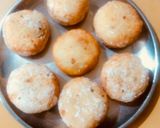 A picture of step 6 of Dahi Bhalla/Vada with a protein twist!.