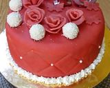 Marcipánnal bevont kókuszkrémes torta recept fázis 2 fotója
