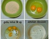 Foto langkah ke 2 dari resep Brownies Kukus.