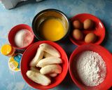 Foto langkah ke 1 dari resep Bolu pisang kepok.