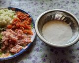 A picture of step 1 of Crispy Rava Mysore masala dosa.