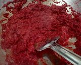 A picture of step 2 of Beetroot Ladoo.