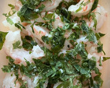 Foto del paso 1 de la receta: Brocheta de ceviche de langostino