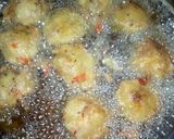 A picture of step 4 of Yam balls.