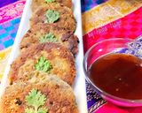 A picture of step 6 of Louki k kabab.