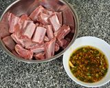 รูปขั้นตอนการทำที่ 3 ของ ซี่โครงหมูทอดแบบจีน