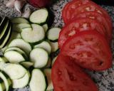 Une image de l'étape 1 de Légumes d'été au four.