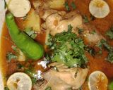 A picture of step 2 of روایتی سالن آلو گوشت.