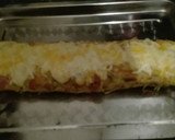 Foto del paso 5 de la receta: Rollo de patatas zanahorias y cebolla relleno de queso beicon y jamón York