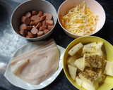 Foto del paso 1 de la receta: Horneado de brécol y salchichas con queso Provolone