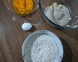عکس مرحله 1 از دستور کوکی کدو حلوایی ترک دار (کوکی کرینکل) (Pumpkin cookies)
