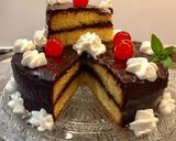 Foto del paso 25 de la receta Tarta húmeda de naranja y chocolate