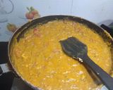 A picture of step 1 of Smashed brown chana frankie.