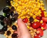 Egyiptomi csicseriborsós saláta recept fázis 3 fotója