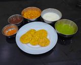 A picture of step 5 of White Matar Papdi Chaat.